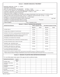 DHEC Form 3577 Standard Application Form for New or Expanding Small Swine Facilities (500,000 Lbs or Less) - South Carolina, Page 2