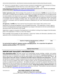 TDLR Form IHB014 Application for Registration Manufacturers &amp; Industrialized Builders - Texas, Page 2