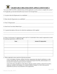 Charitable Organizations Application Form - Rhode Island, Page 3