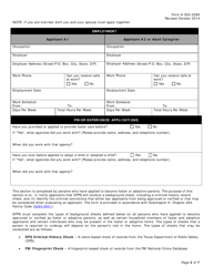 Form K-902-2286 Foster Care and Adoption Parenting Application - Texas, Page 3