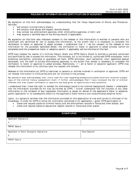 Form K-902-2286 Foster Care and Adoption Parenting Application - Texas, Page 6