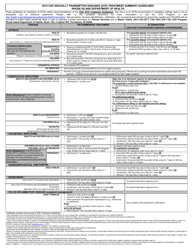 Sexually Transmitted Disease Confidential Case Report Form - Rhode Island, Page 2