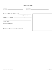 DHEC Form 1040 Electronic Subscriber Agreement and Sleis Account Request - South Carolina, Page 2