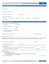 Form 50-150 Oil and Gas Rendition of Taxable Property - Texas, Page 2