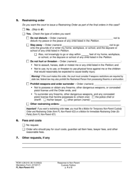 Form FL Non-Parent415 Response to Non-parent Custody Petition - Washington, Page 4