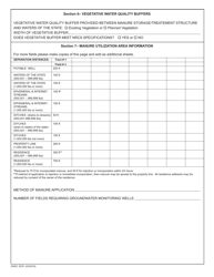 DHEC Form 3578 Standard Application Form for New or Expanding Large Swine Facilities (500,001 Lbs or More) - South Carolina, Page 3