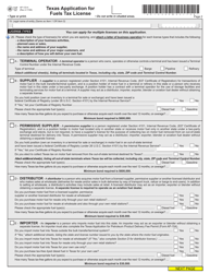 Form AP-133 Texas Application for Fuels Tax License - Texas, Page 4