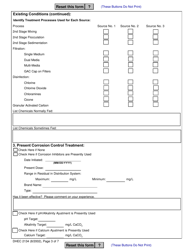 DHEC Form 2134 Optimum Corrosion Control Treatment (Occt) Recommendation - Desktop Evaluation Short Form for Small and Medium Public Water Systems - South Carolina, Page 3