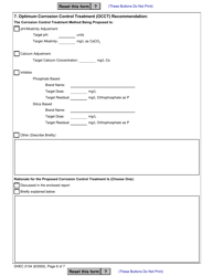 DHEC Form 2134 Optimum Corrosion Control Treatment (Occt) Recommendation - Desktop Evaluation Short Form for Small and Medium Public Water Systems - South Carolina, Page 6