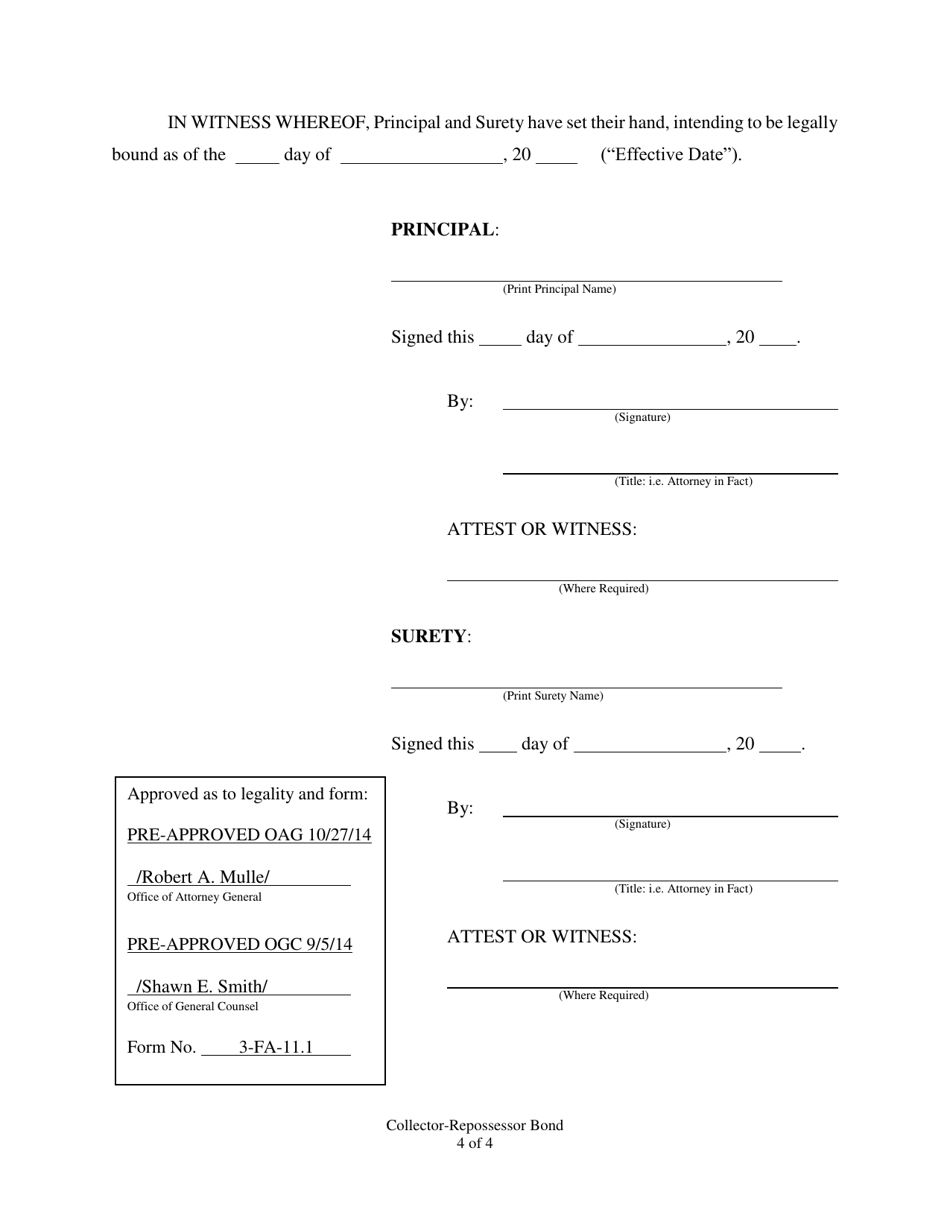 Collector-Repossessor Bond - Pennsylvania, Page 4