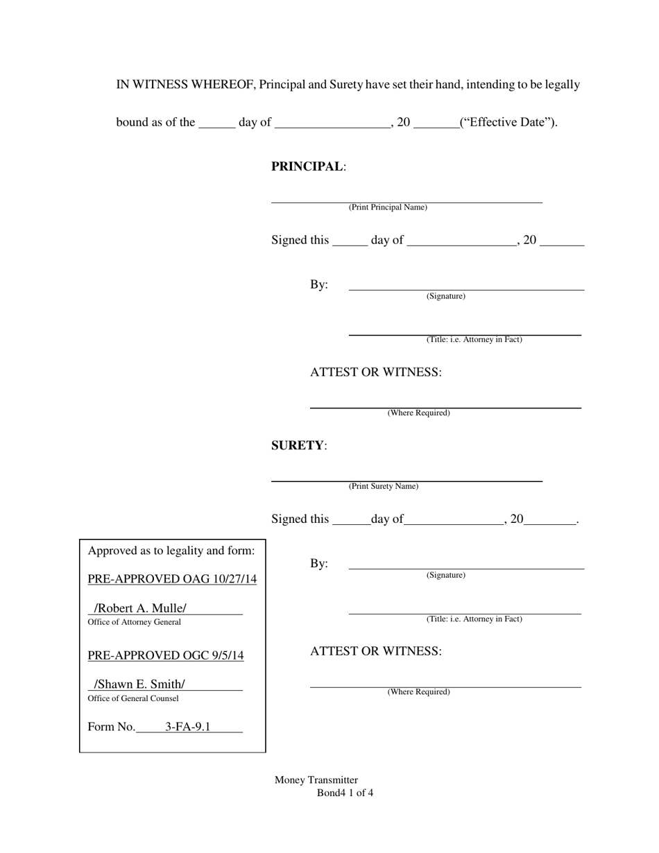 Money Transmitter Bond - Pennsylvania, Page 4