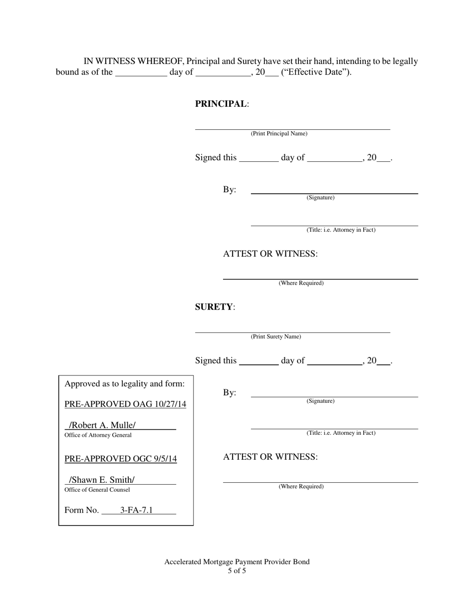 Accelerated Mortgage Payment Provider Bond - Pennsylvania, Page 5