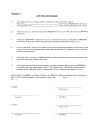Application for Credit Union Merger or Consolidation - Pennsylvania, Page 8