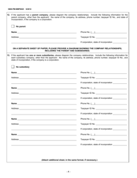 Form 5600-PM-BMP0025 Application Form - Mining License, Contract Operator Approval and Ownership and Control Registration - Pennsylvania, Page 4