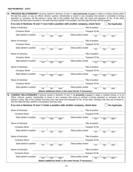 Form 5600-PM-BMP0025 Application Form - Mining License, Contract Operator Approval and Ownership and Control Registration - Pennsylvania, Page 6