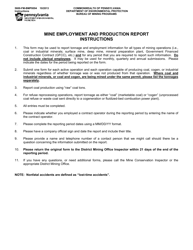 Form 5600-FM-BMP0094 Mine Employment and Production Report - Pennsylvania, Page 2