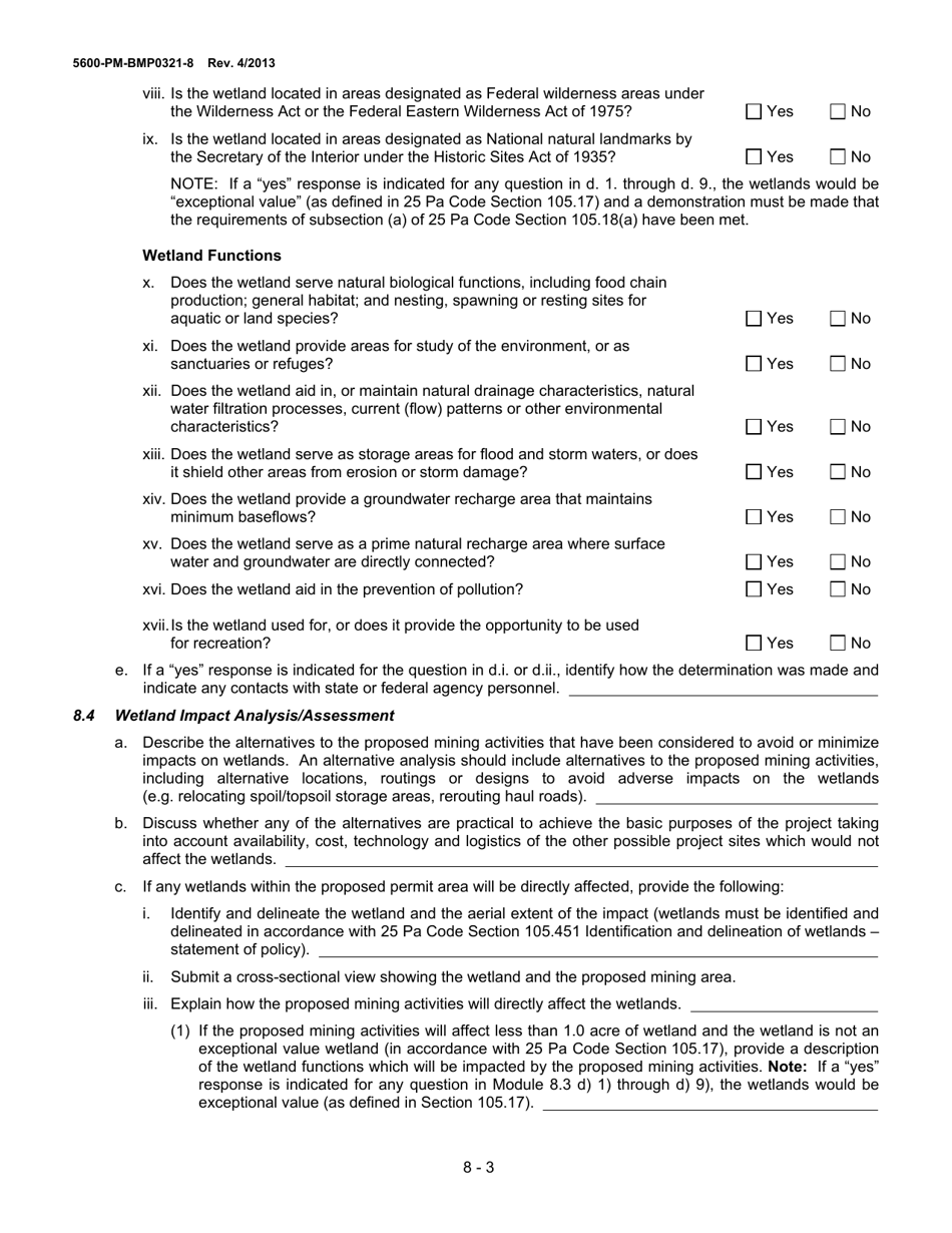 Form 5600-PM-BMP0321-8 Module 8: Streams / Wetlands - Pennsylvania, Page 3