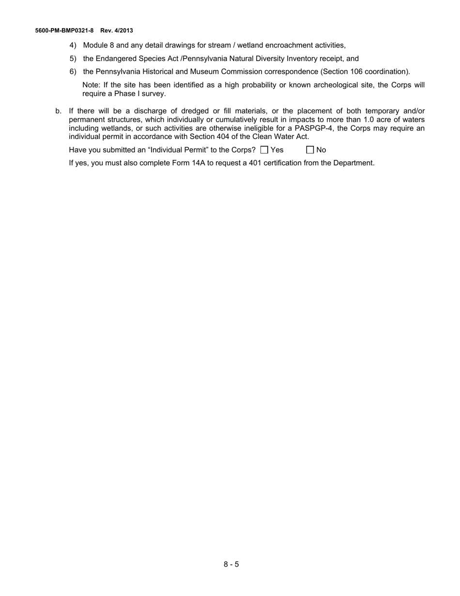 Form 5600-PM-BMP0321-8 Module 8: Streams / Wetlands - Pennsylvania, Page 5