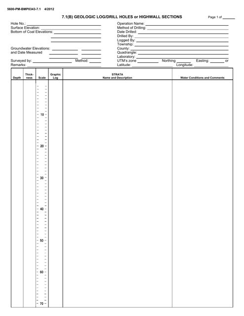 Form 5600-PM-BMP0343-7.1  Printable Pdf