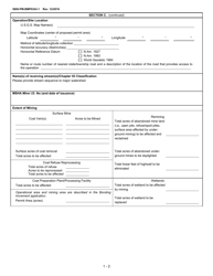 Form 5600-PM-BMP0343-1 Anthracite Surface Mine Permit Application - Pennsylvania, Page 2