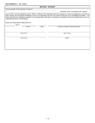 Form 5600-PM-BMP0343-1 Anthracite Surface Mine Permit Application - Pennsylvania, Page 5