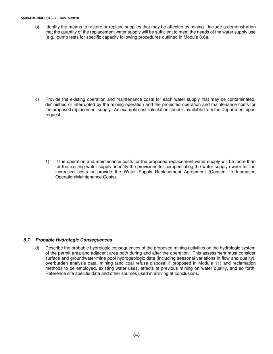Form 5600-PM-BMP0343-8 Module 8: Hydrology - Pennsylvania, Page 8