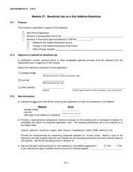 Form 5600-PM-BMP0343-27 Module 27: Beneficial Use as a Soil Additive/Substitute - Pennsylvania