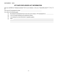 Form 5600-FM-BMP0027 Application for Examination and Blaster&#039;s License - Pennsylvania, Page 2