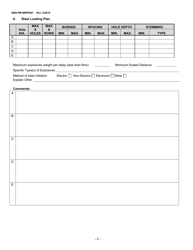 Form 5600-PM-BMP0021 Blasting Activity Permit - Pennsylvania, Page 3