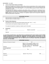 Form 5600-PM-BMP0021 Blasting Activity Permit - Pennsylvania, Page 4