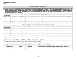 Form 5600-PM-BMP0032 Application for Individual Npdes Permit Associated With Mining Activities - Pennsylvania, Page 3