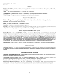 Instructions for Form 5600-FM-BMP0340 Pennsylvania DEP Standardized Blast Report - Pennsylvania, Page 3