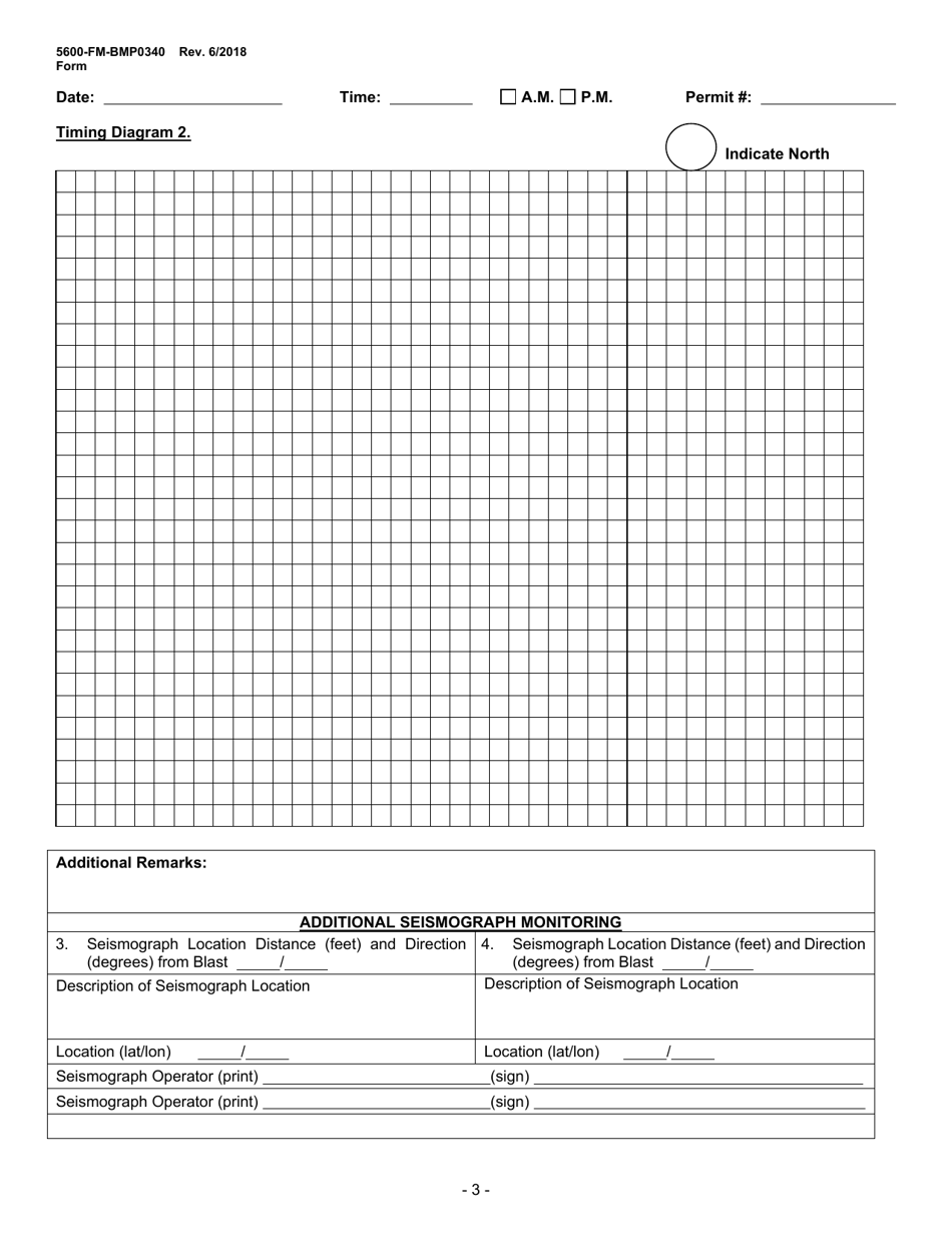 Form 5600-FM-BMP0340 Blast Report - Pennsylvania, Page 3