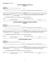 Form 5600-FM-BMP0409 Assignment of Certificate of Deposit Under Collateral Bond - Mining - Pennsylvania, Page 4