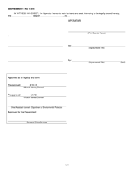 Form 5600-FM-BMP0411 Partial Replacement of Collateral Under Collateral Bond - Mining - Pennsylvania, Page 2