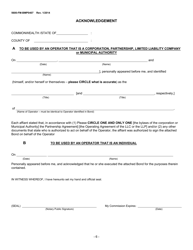 Form 5600-FM-BMP0407 Collateral Bond-Mining (Subsidence) - Pennsylvania, Page 6
