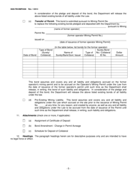 Form 5600-FM-BMP0406 Collateral Bond-Mining (General) - Pennsylvania, Page 5