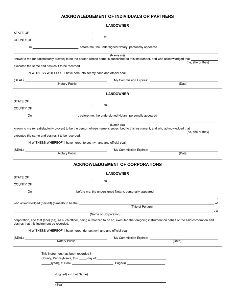 Form 5600-FM-BMP0050 Supplement C Contractual Consent of Landowner (Noncoal / Industrial Minerals) - Pennsylvania, Page 2