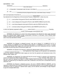 Form 5600-FM-BMP0443 Surety Bond-Mining (Water Supply Operation and Maintenance Costs) - Pennsylvania, Page 2
