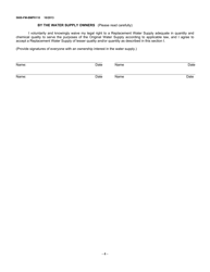 Form 5600-FM-BMP0110 Consent to Lesser Water Supply Agreement - Pennsylvania, Page 4