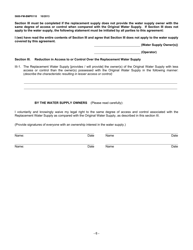 Form 5600-FM-BMP0110 Consent to Lesser Water Supply Agreement - Pennsylvania, Page 6