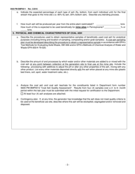 Form 5600-PM-BMP0011 Coal Ash Beneficial Use Certification - Pennsylvania, Page 3