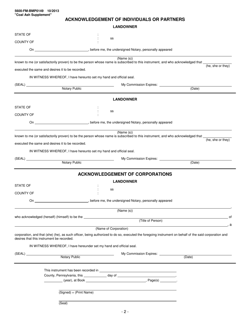 Form 5600-FM-BMP0149 - Fill Out, Sign Online and Download Printable PDF ...