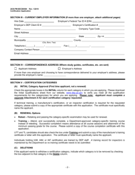 Form 2630-PM-BECB0506 Storage Tank Installer and Inspector Certification Application - Pennsylvania, Page 2