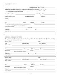 Form 2630-PM-BECB0510 Storage Tank Company Certification Application - Pennsylvania, Page 2