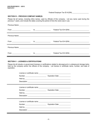 Form 2630-PM-BECB0510 Storage Tank Company Certification Application - Pennsylvania, Page 4