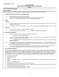 Form 2630-PM-BECB0002 Storage Tank Site-Specific Installation Permit Application - Pennsylvania, Page 2