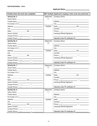 Form 2630-PM-BECB0506C Attachment A Storage Tank Installer and Inspector Application - Pennsylvania, Page 4