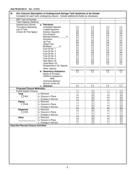 Form 2630-FM-BECB0127 &quot;Underground Storage Tank System Installation/Closure Notification Form&quot; - Pennsylvania, Page 2