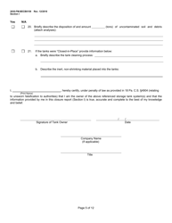Form 2630-FM-BECB0159 Underground Storage Tank System Closure Report Form - Pennsylvania, Page 5